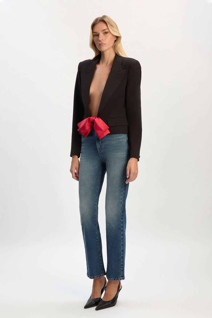 Dilone Bow Front Blazer