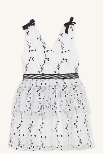 CAROLINA DRESS in colour CLOUD DANCER