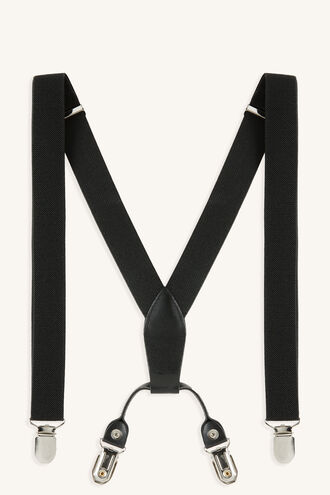 ALL BLACK BRACES in colour METEORITE