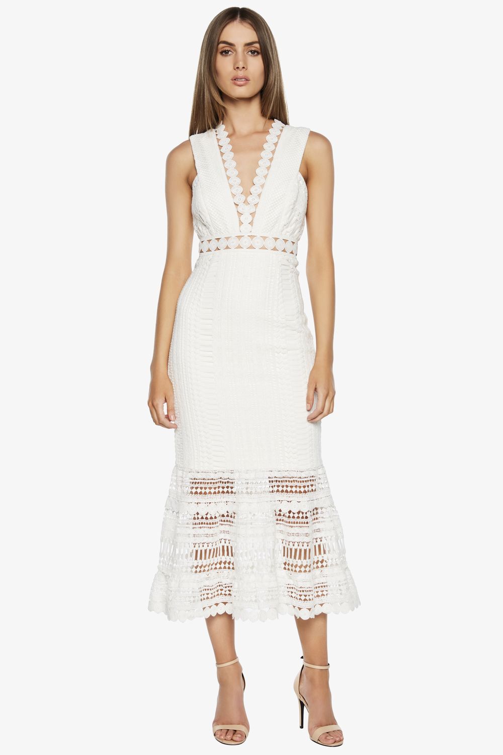 bardot petra lace dress