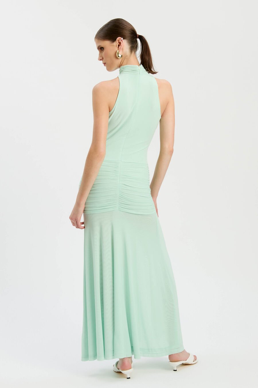 Leanna Mesh Midi Dress