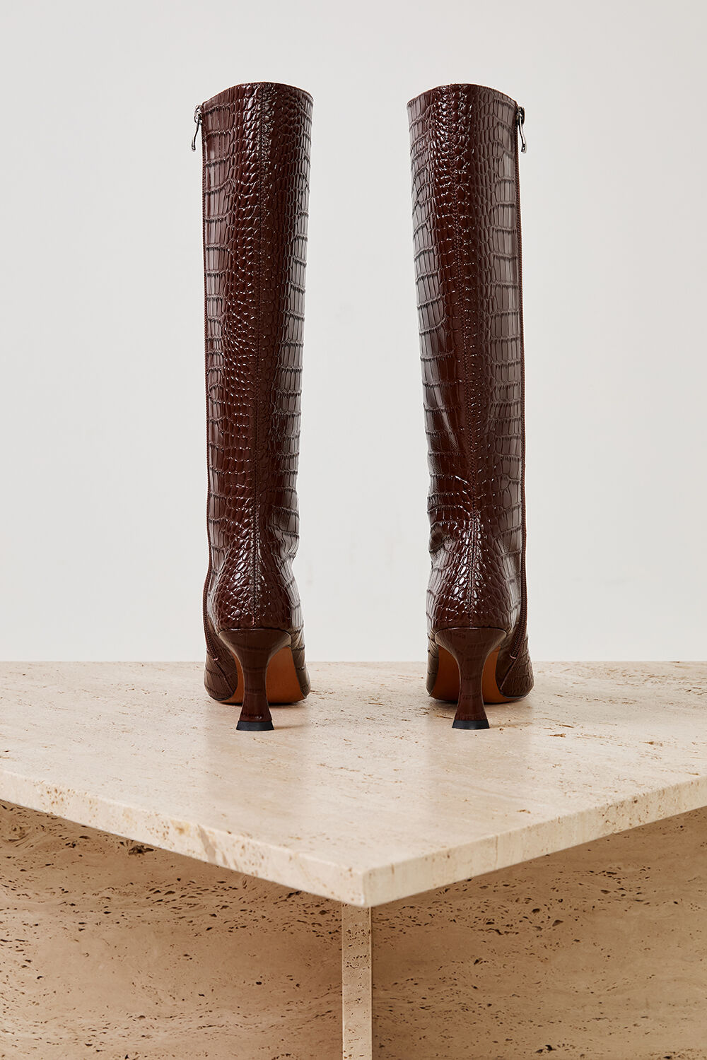 THE AMELIE BOOT  in colour CHOCOLATE BROWN
