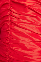 MARISSA MINI DRESS in colour HIGH RISK RED