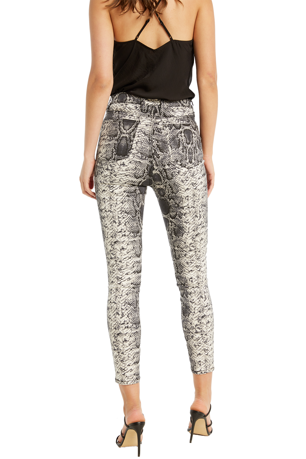 KHLOE SNAKE JEAN in colour BRIGHT WHITE