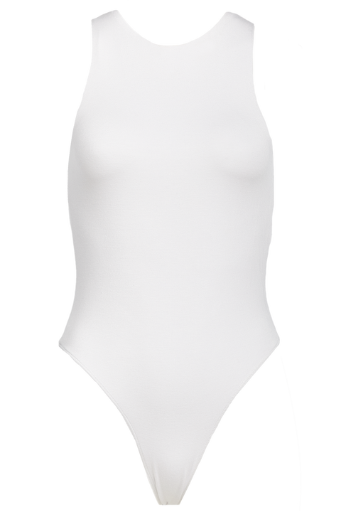 RIHANNA BODYSUIT in colour BRIGHT WHITE