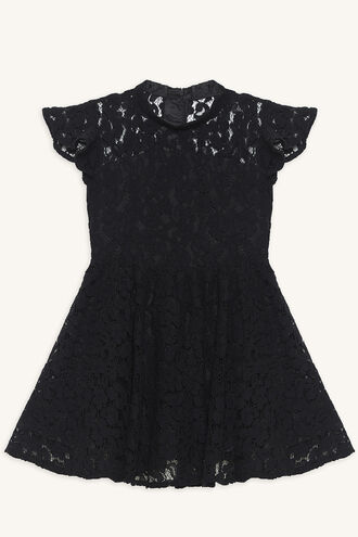 KATANNA LACE DRESS in colour JET BLACK