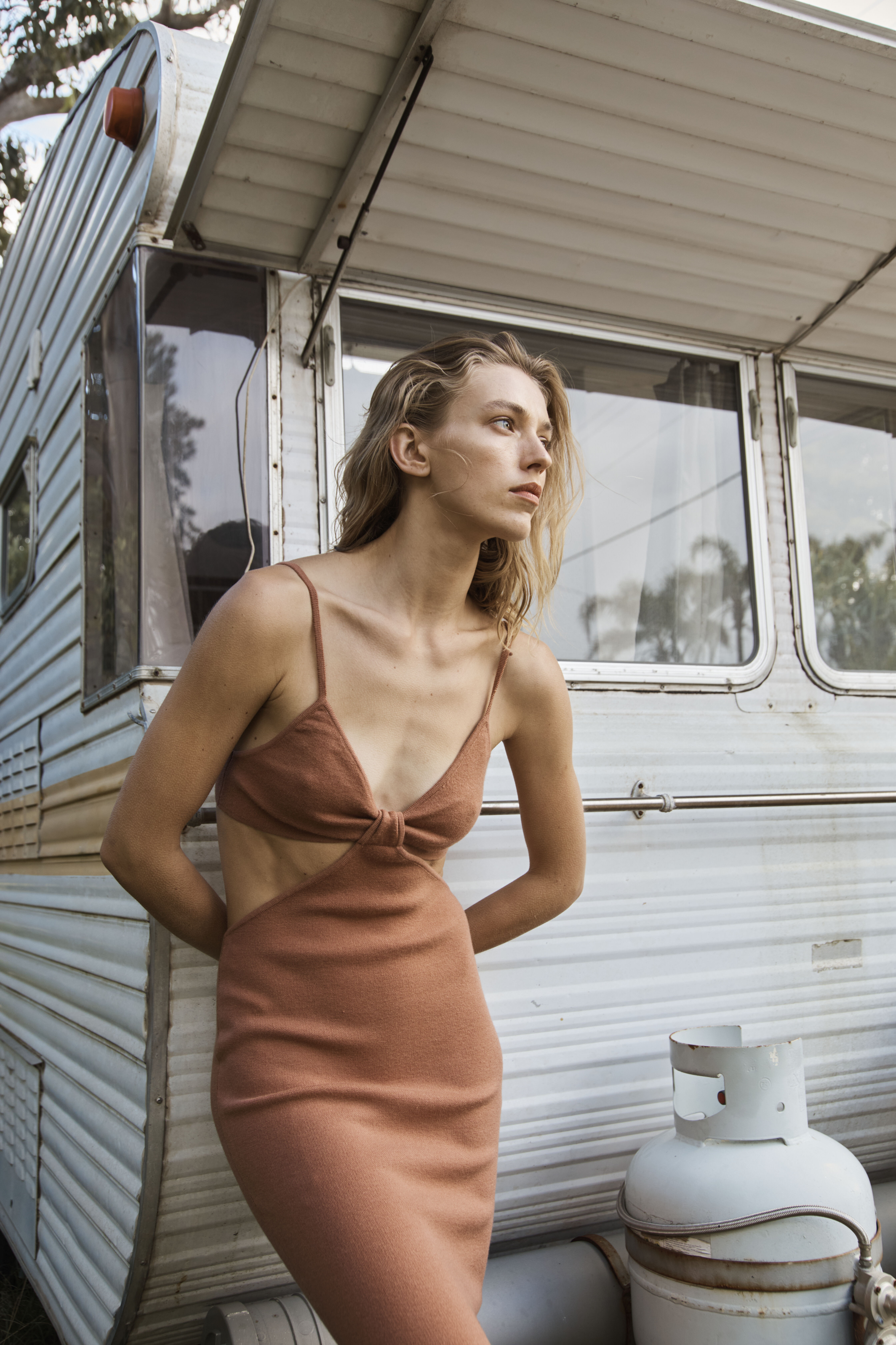 Knit knot dress clearance