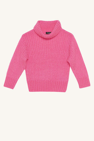 COSY NEON KNIT in colour BEETROOT PURPLE