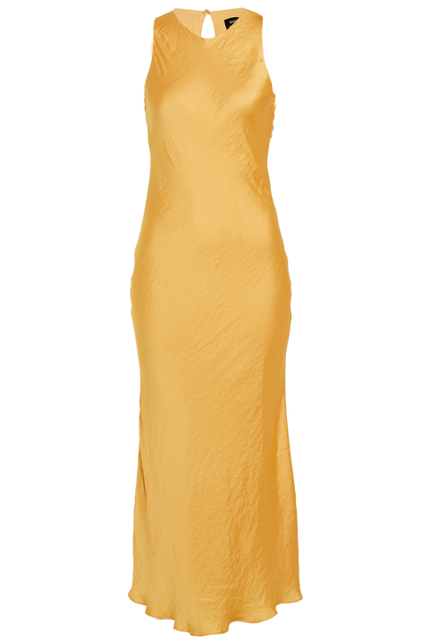 GEMIMA SLIP DRESS in colour JAFFA ORANGE