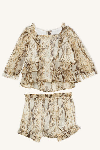 STELLA BLOOMER SET in colour CAVIAR