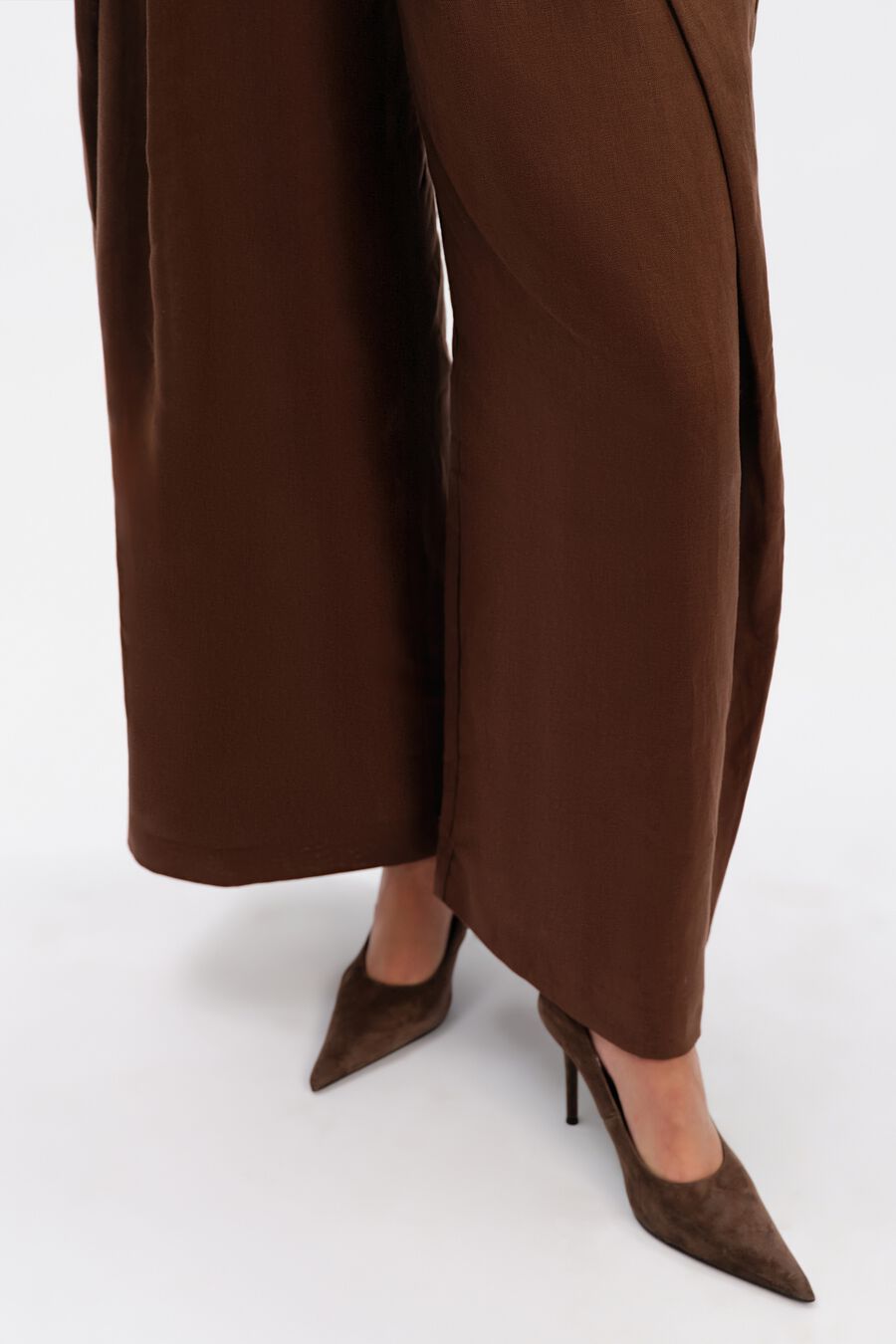 Laurie Pleat Front Linen Pant