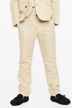 MILES LINEN PANT in colour MOONLIGHT