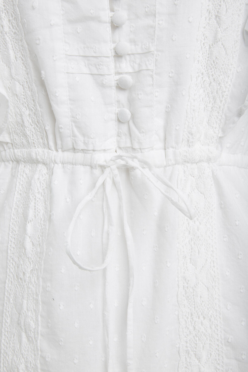 HENRIETTA MINI DRESS in colour CLOUD DANCER