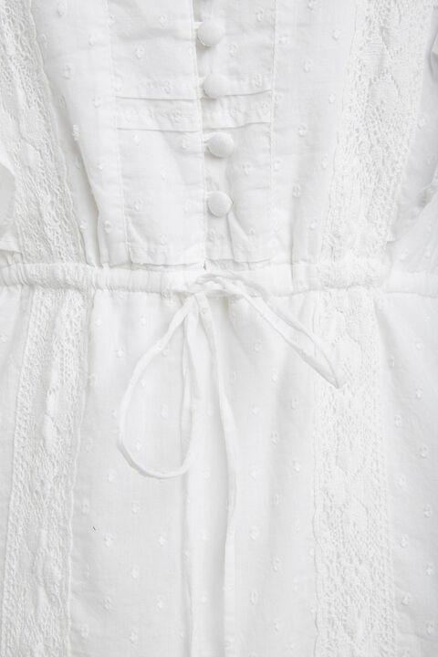 HENRIETTA MINI DRESS in colour CLOUD DANCER