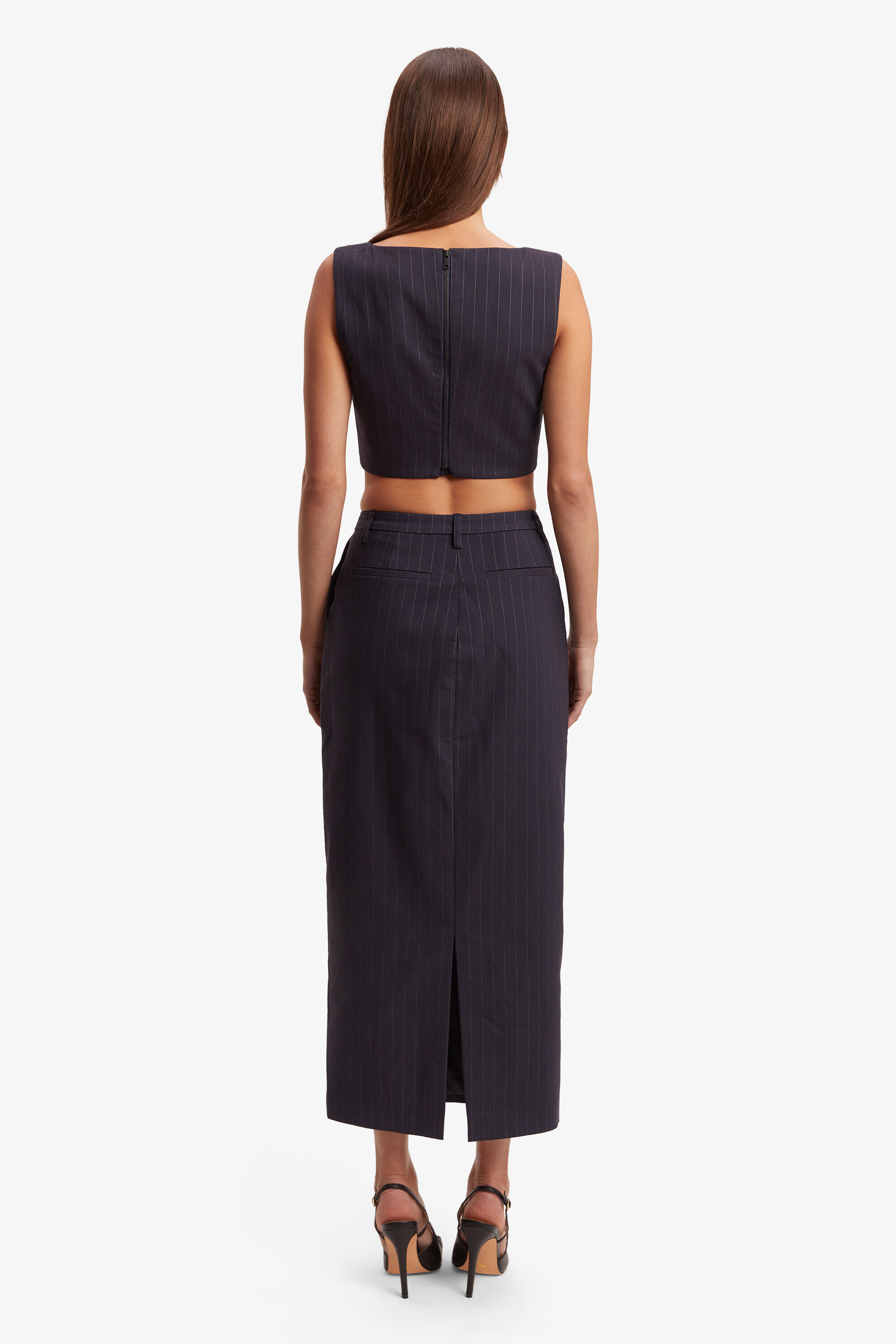 Siani stripe maxi skirt discount
