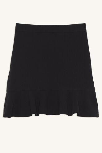 FLUTTER SKIRT in colour JET BLACK