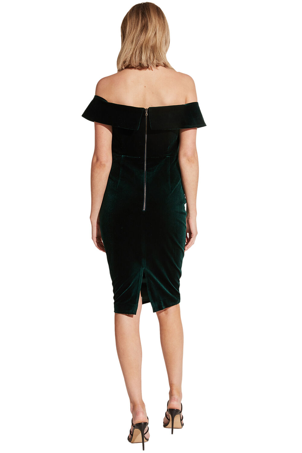 bardot bella velvet dress
