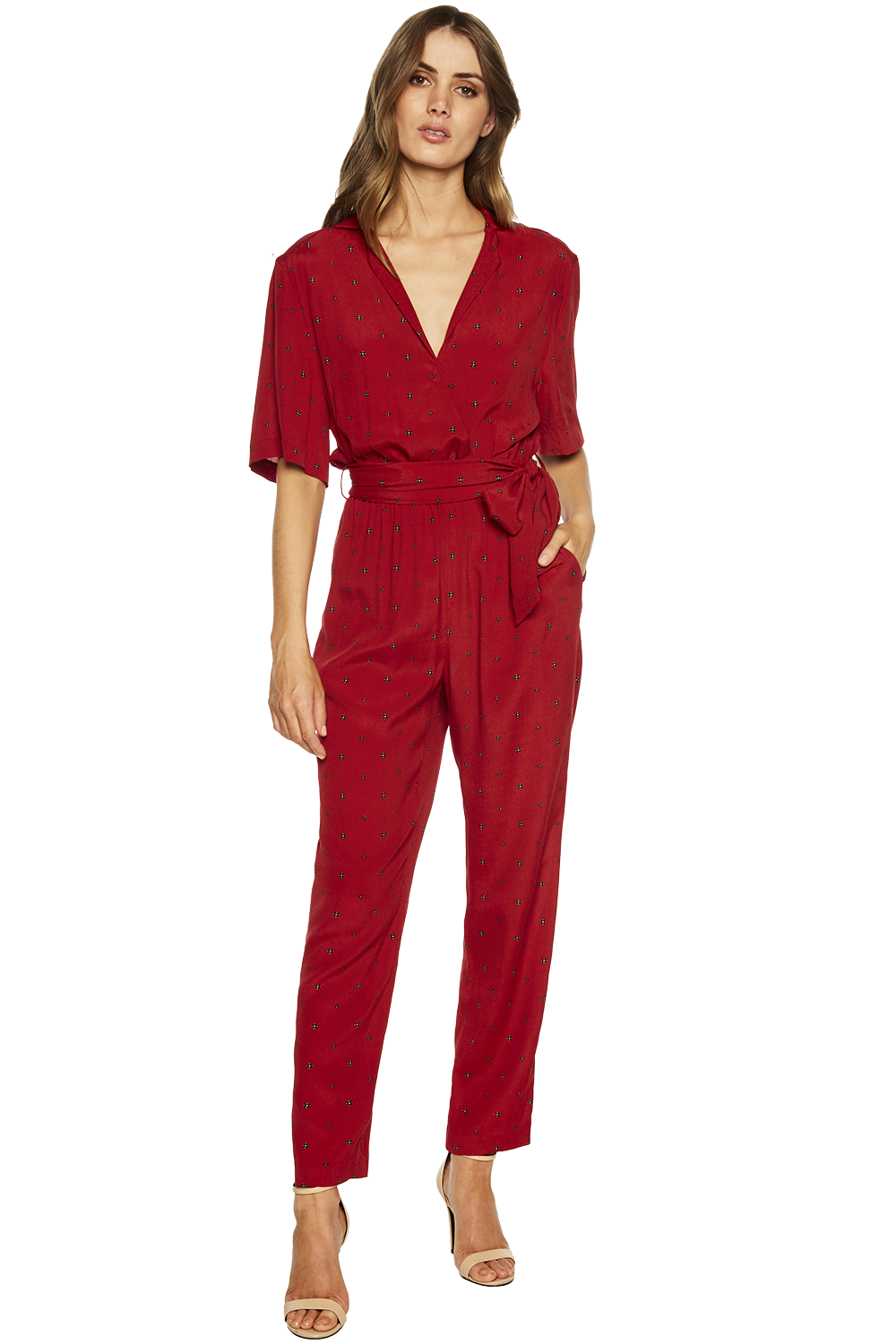 ladies bardot jumpsuit