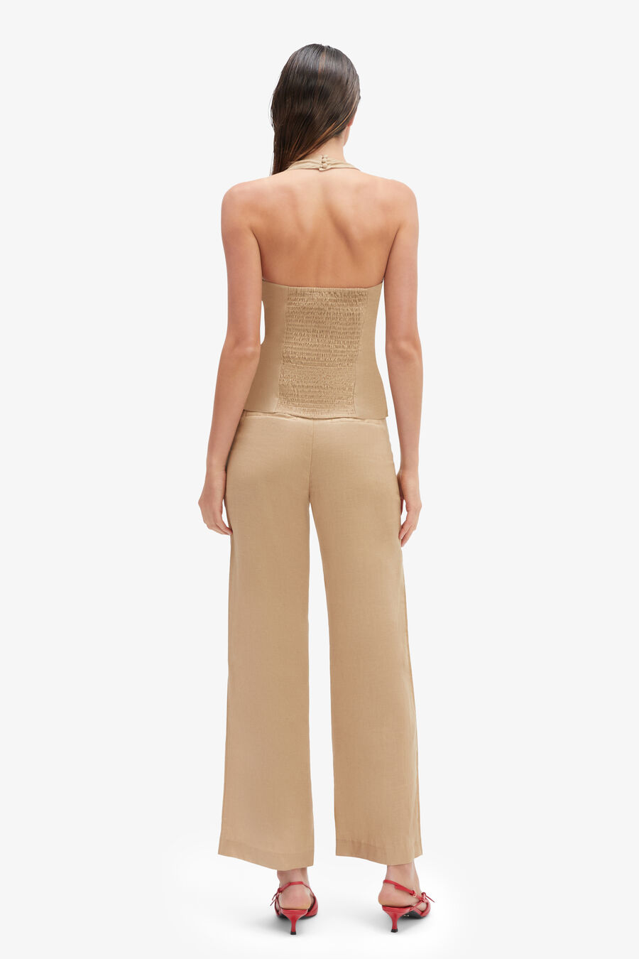 Rixton Linen Halter Top