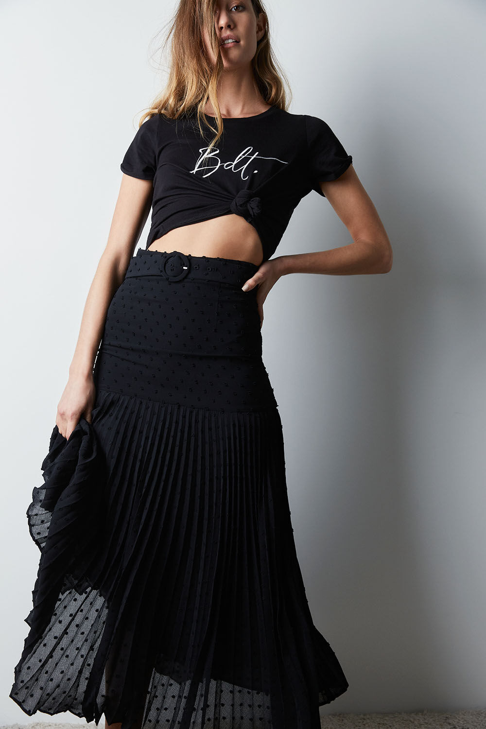 Bardot pleated skirt Clearance