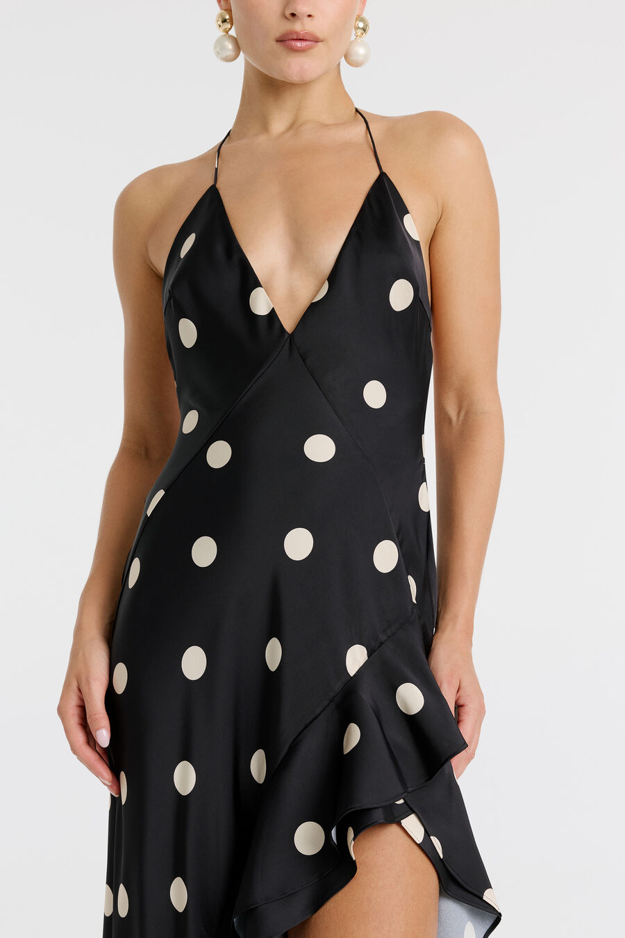Selene Halter Maxi Dress