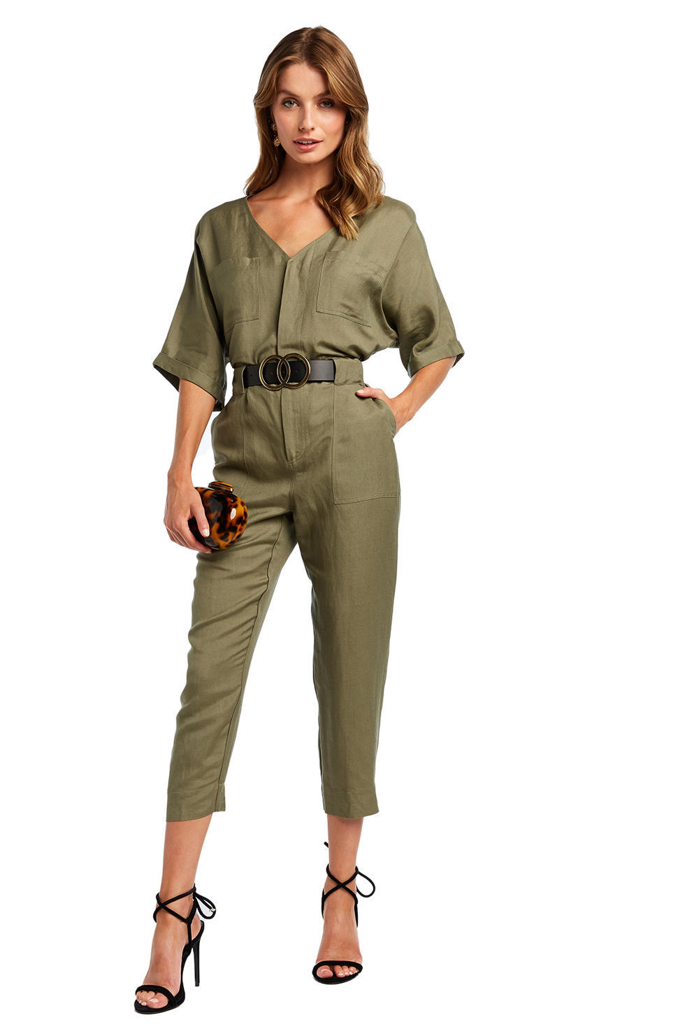 bardot utility dress
