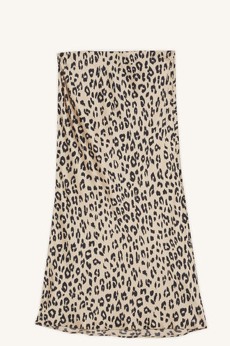 MAYAH BIAS MIDI SKT in colour JET BLACK