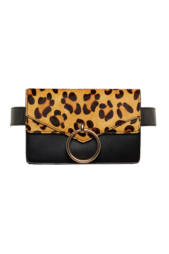 STRUCTURED BELT BAG in colour ANTELOPE