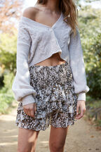 TIHANE MINI SKIRT in colour WHITE SWAN