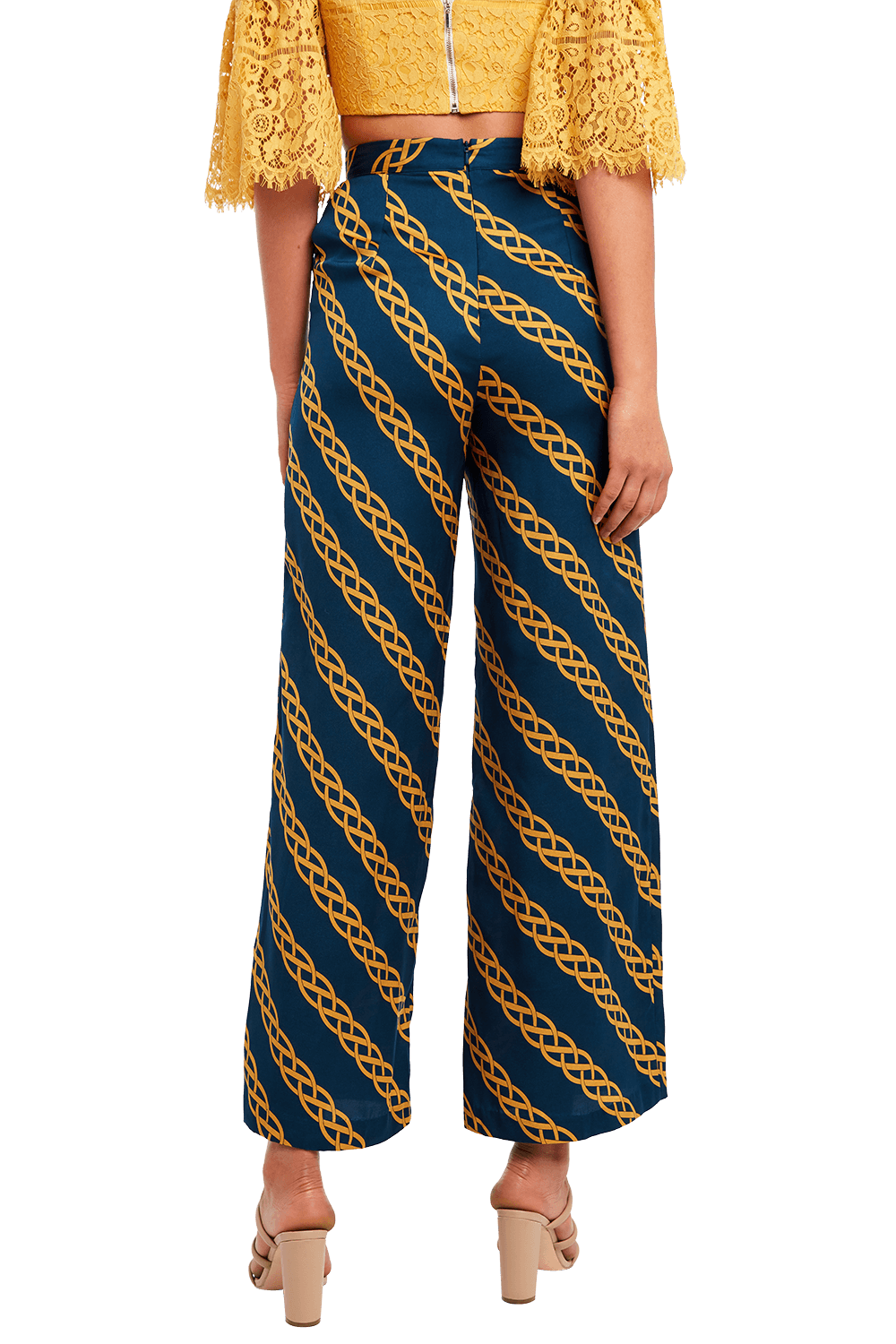 Chain Print Pant in Chain Prn | Bardot