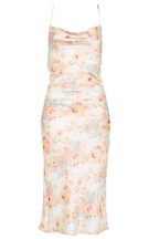 FLORAL SLIP DRESS in colour VANILLA CUSTARD