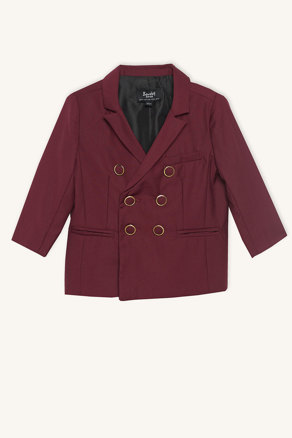 baby burgundy suit