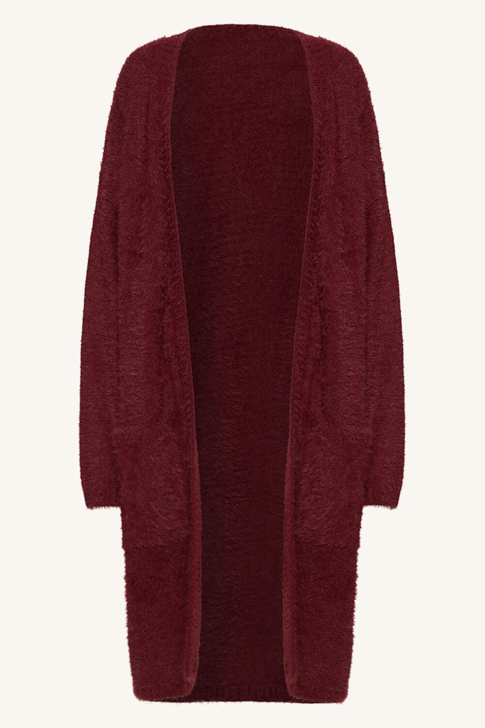 WREN CARDIGAN in colour CORDOVAN