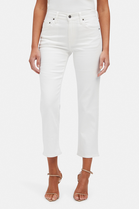 CIARA STRAIGHT JEAN in colour BRIGHT WHITE