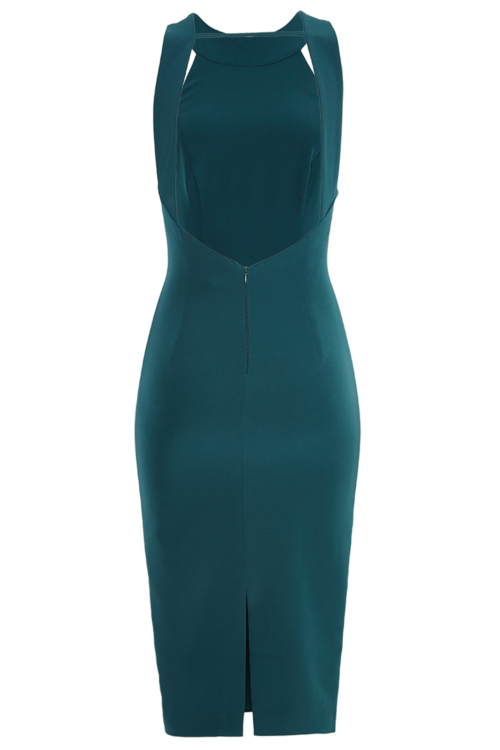 dark green bardot dress