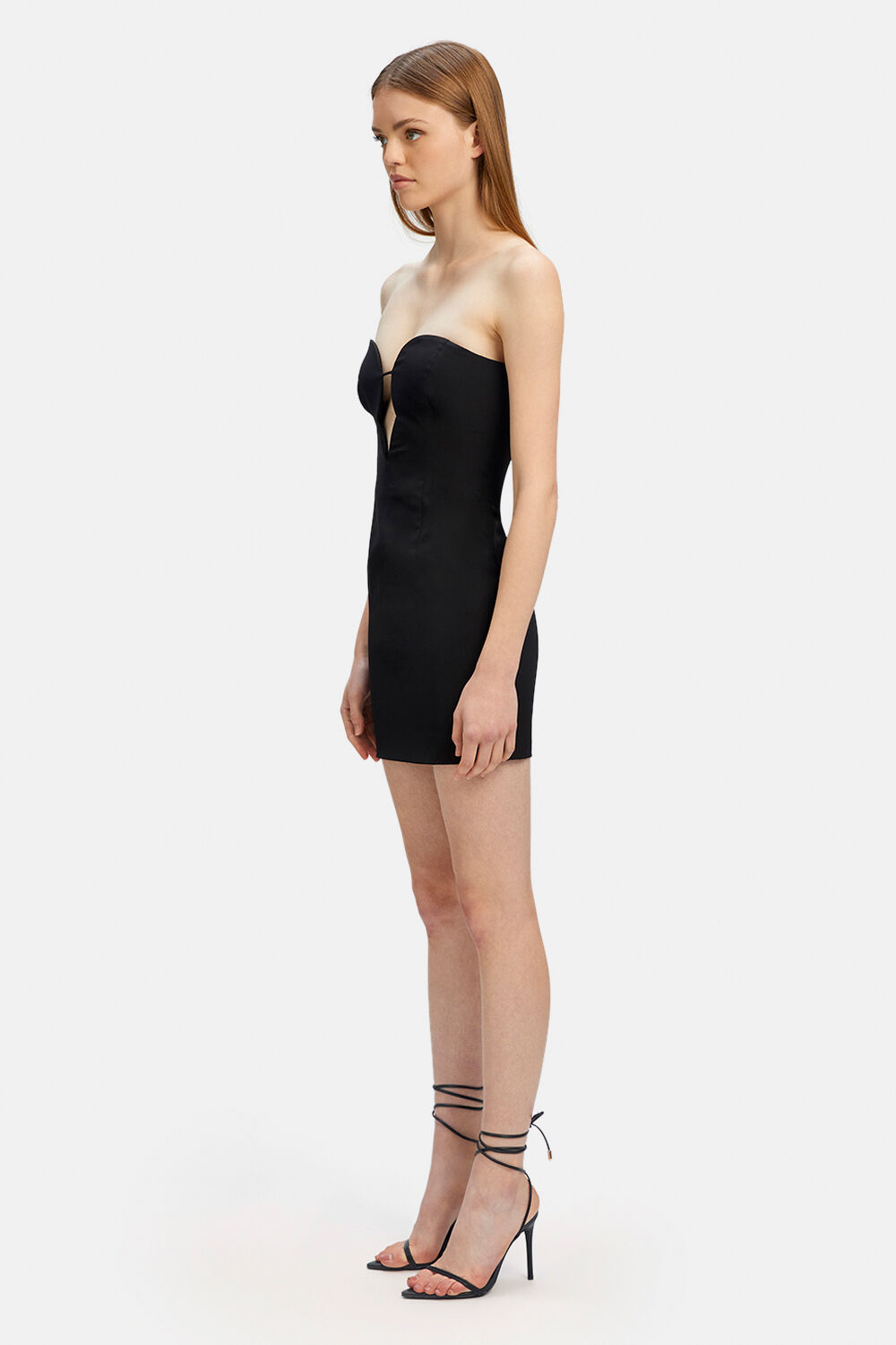 MINI ELENI DRESS in colour CAVIAR