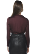 WRAP BODYSUIT in colour WINETASTING