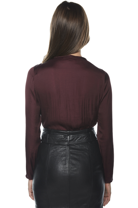 WRAP BODYSUIT in colour WINETASTING