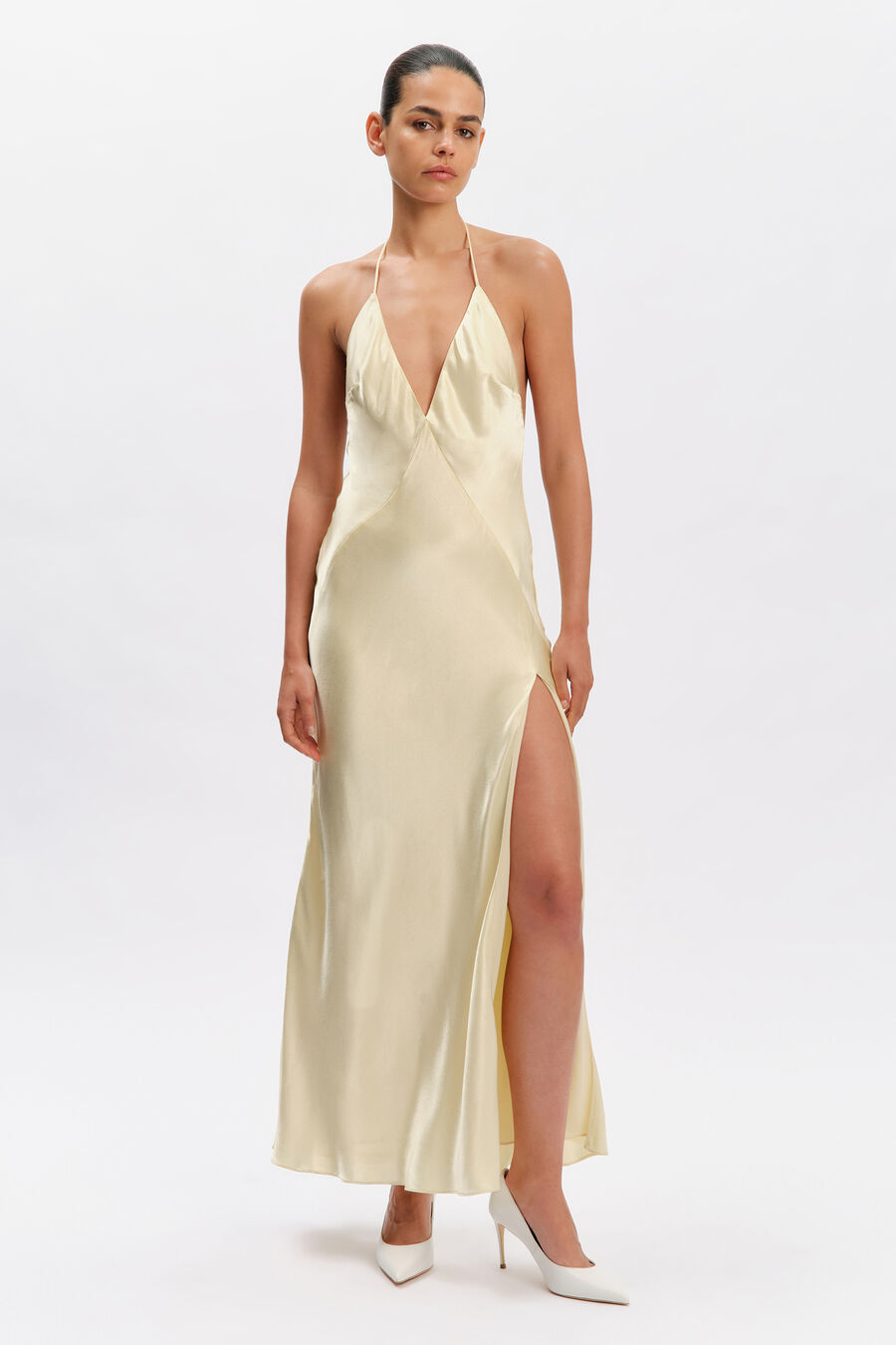 Lizbeth Halter Maxi Dress