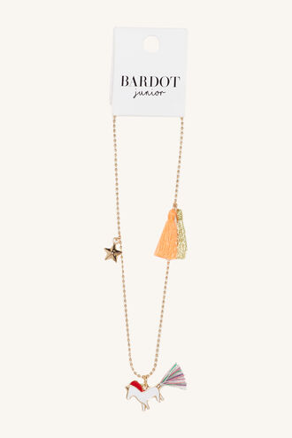 UNICORN NECKLACE in colour BRIGHT WHITE