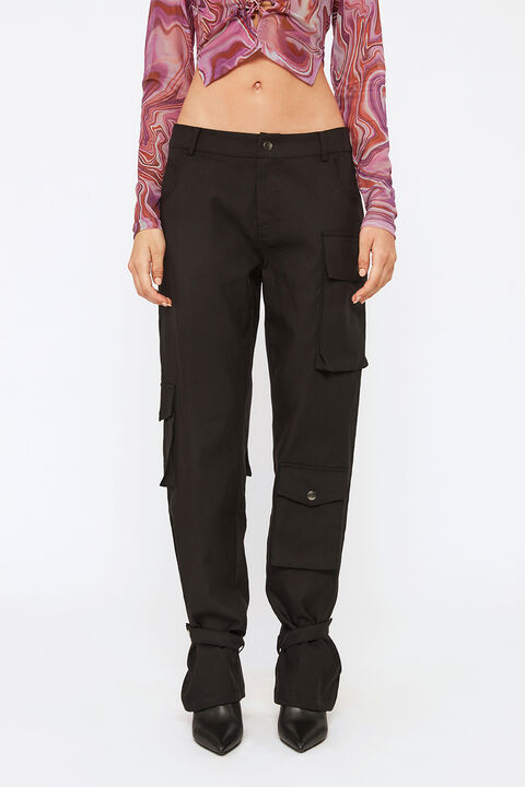 CHARLIE CARGO PANT in colour CAVIAR