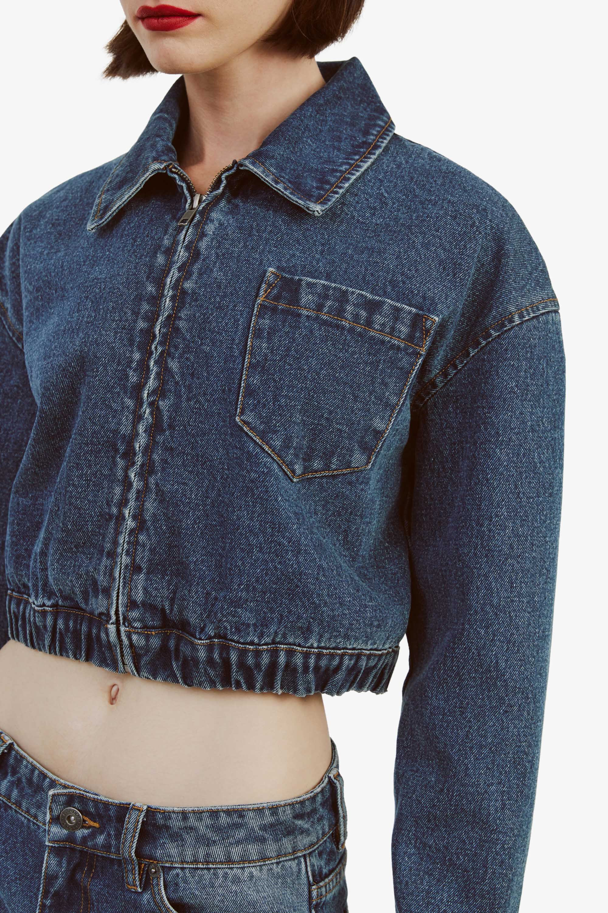 ジャケット・アウター 90s cropped denim jacket made in morocco Cropped 90s Denim Jacket | Calvin Klein