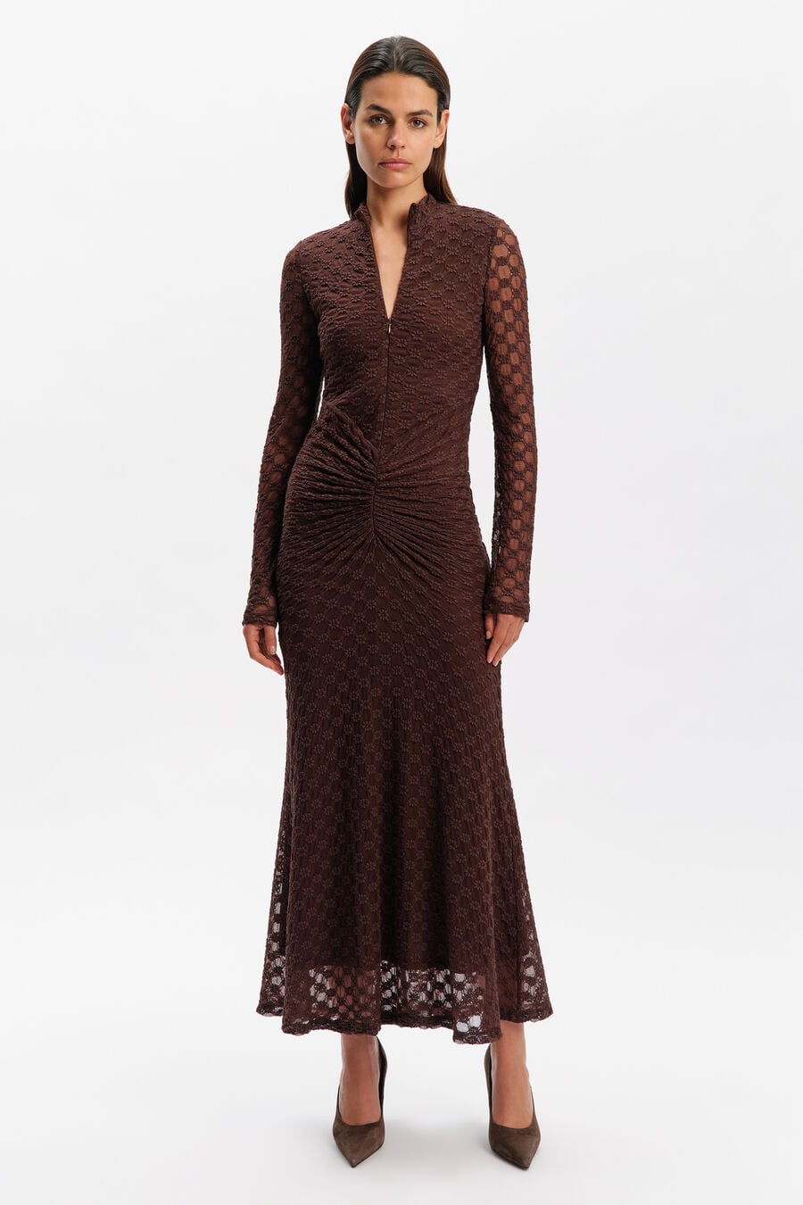 Verinka Lace Maxi Dress
