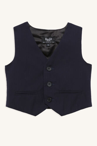HARRY SUIT VEST in colour DRESS BLUES