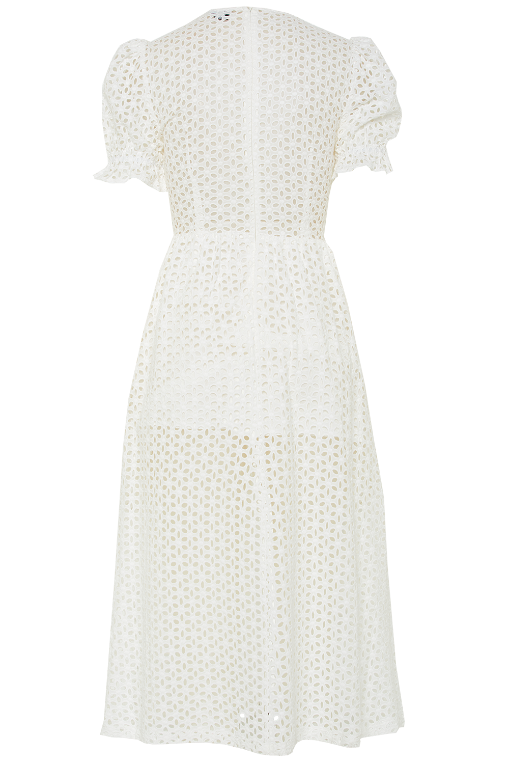 JORDAN LACE DRESS in colour CLOUD DANCER