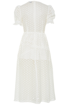 JORDAN LACE DRESS in colour CLOUD DANCER