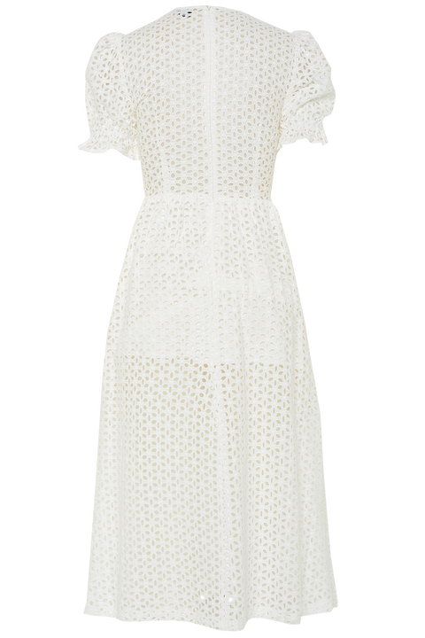 JORDAN LACE DRESS in colour CLOUD DANCER