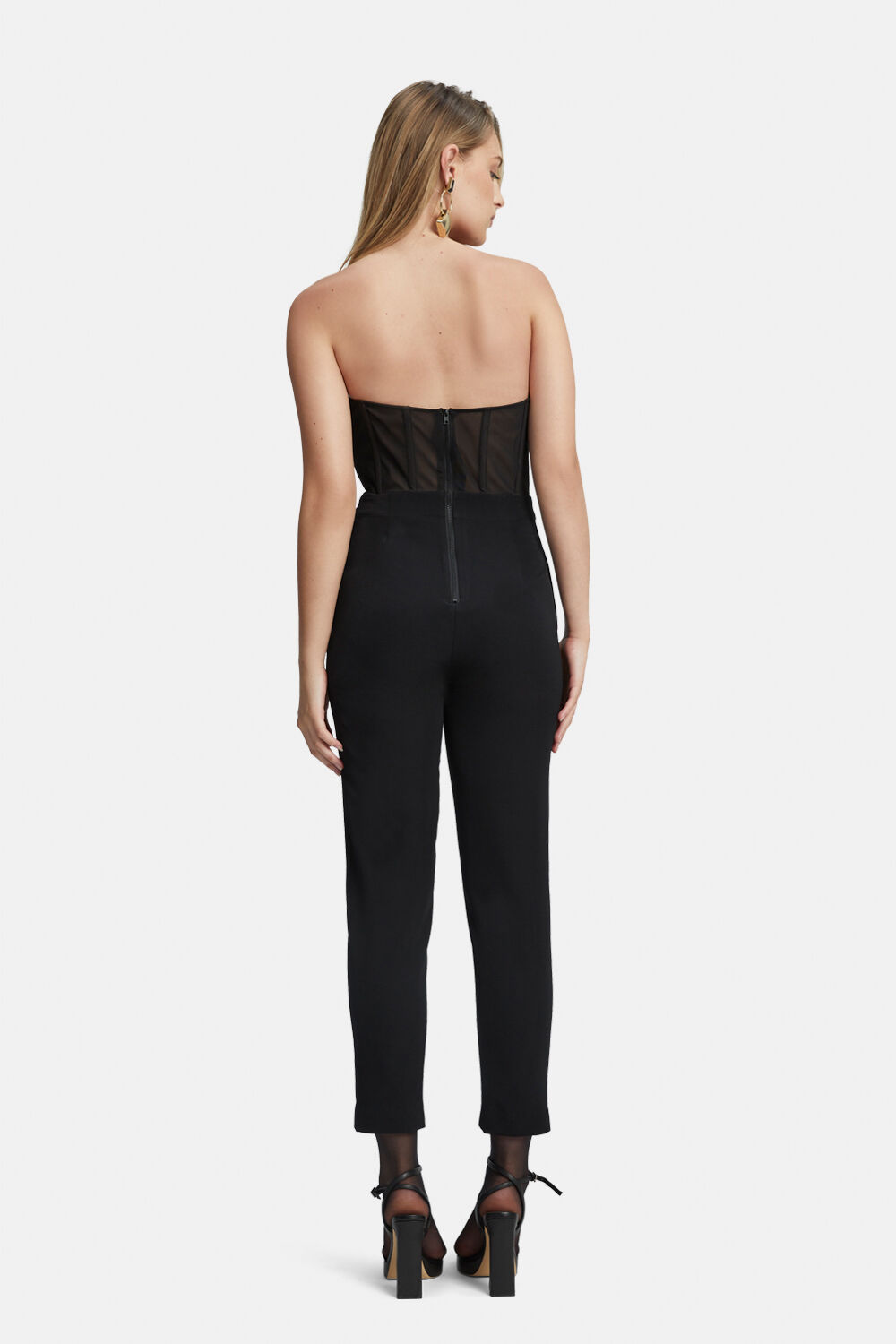 ELENI JUMPSUIT in colour CAVIAR
