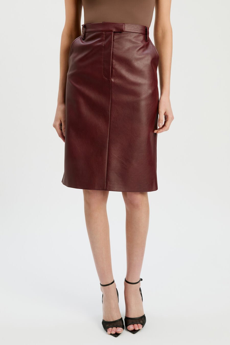 Phenix Vegan Leather Skirt