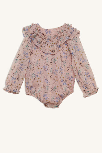 MINOLI RUFFLE GROW in colour PEACH BLUSH